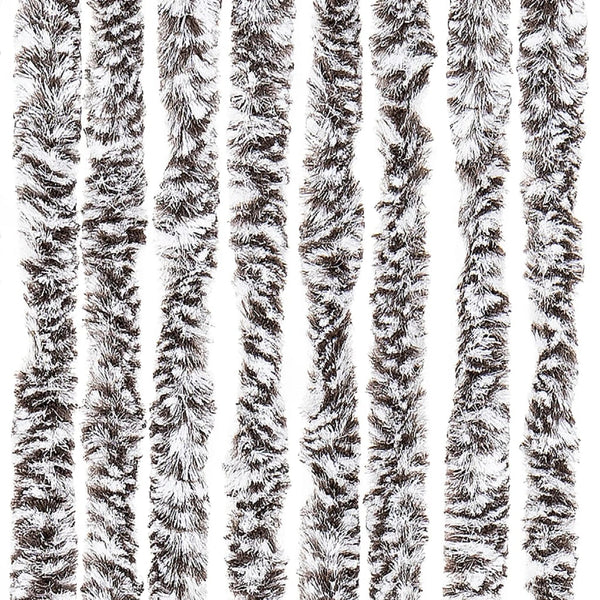 Chenille Fliegenvorhang Braun Beige 100x230 cm