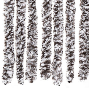 Chenille Fliegenvorhang Braun Beige 100x230 cm