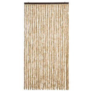 vidaXL Fly Screen Beige 100x200 cm Chenille