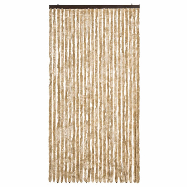 vidaXL Fly Screen Beige 100x200 cm Chenille