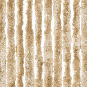 vidaXL Fly Screen Beige 100x200 cm Chenille