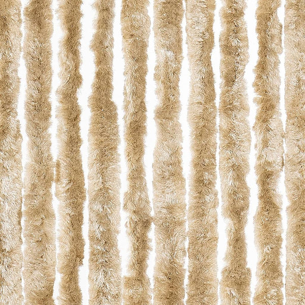 Beige Chenille Fliegenvorhang 100x230 cm