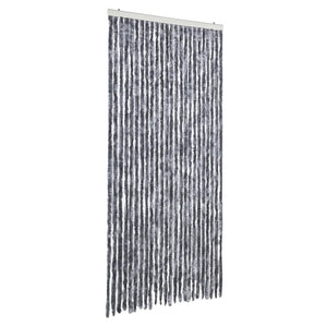 Fliegenvorhang Chenille Silber 100x200 cm