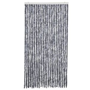 Fliegenvorhang Chenille Silber 100x200 cm