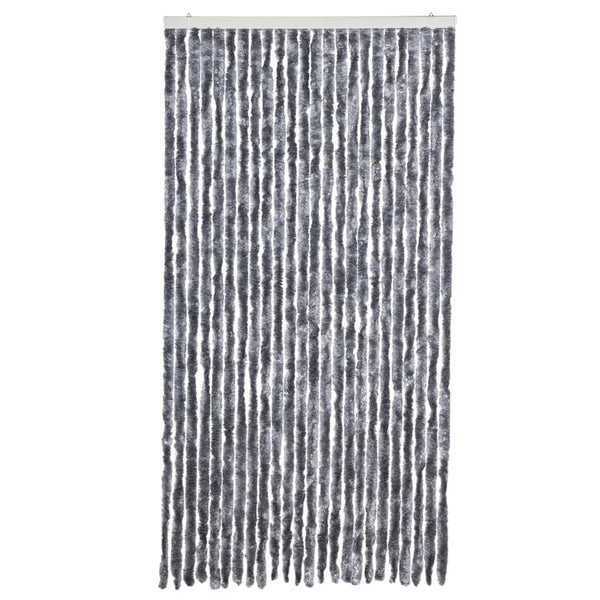Fliegenvorhang Chenille Silber 100x200 cm