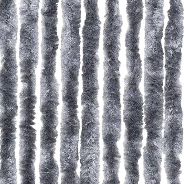 Fliegenvorhang Chenille Silber 100x200 cm