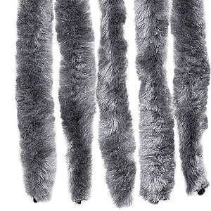 Fliegenvorhang Chenille Silber 100x200 cm
