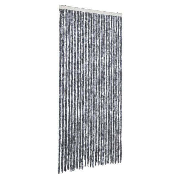 Chenille Fliegenvorhang Silber 100x230 cm