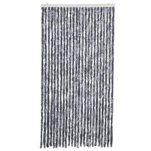 Chenille Fliegenvorhang Silber 100x230 cm
