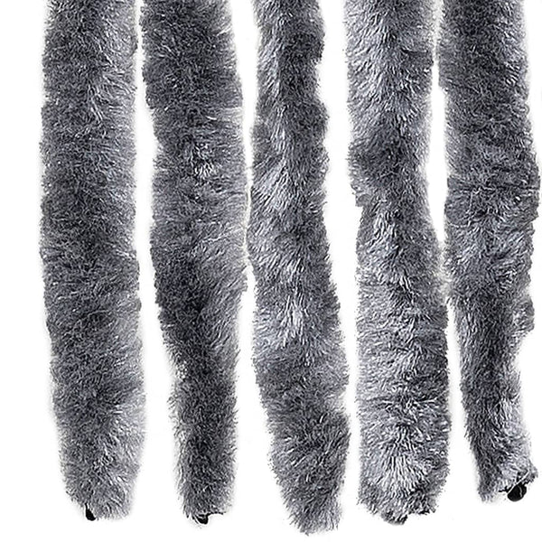 Chenille Fliegenvorhang Silber 100x230 cm
