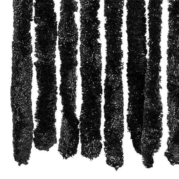 Chenille Fliegenvorhang Anthrazit 100x200 cm