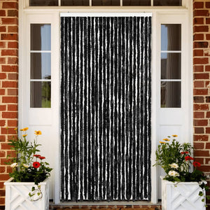 Anthrazit Chenille Fliegenvorhang 100x230 cm
