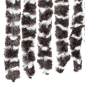 Chenille Fliegenvorhang Beige/Braun 56x200 cm