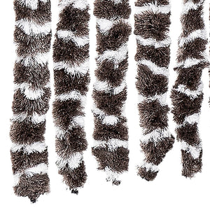 Chenille Fliegenvorhang Braun/Weiß 56x200cm