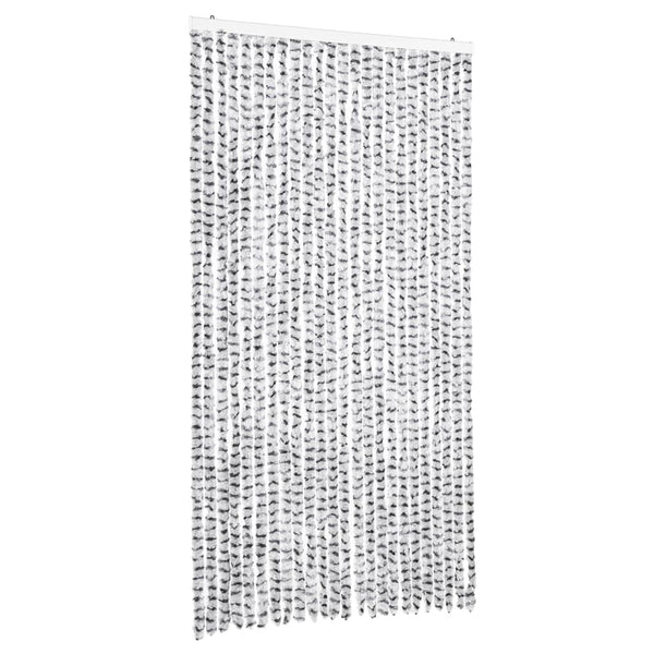 Fliegenvorhang Chenille Grau 100x230 cm