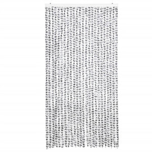Fliegenvorhang Chenille Grau 100x230 cm