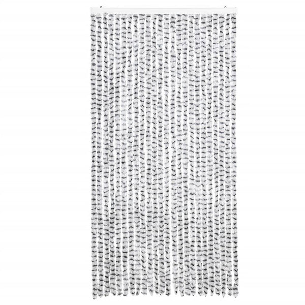 Fliegenvorhang Chenille Grau 100x230 cm