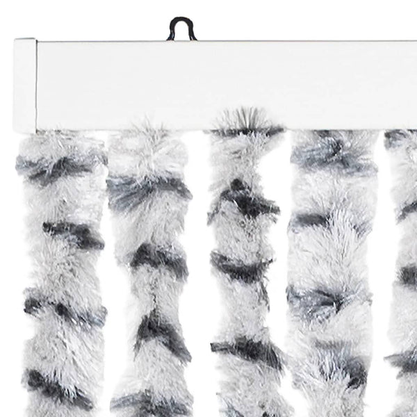 Fliegenvorhang Chenille Grau 100x230 cm