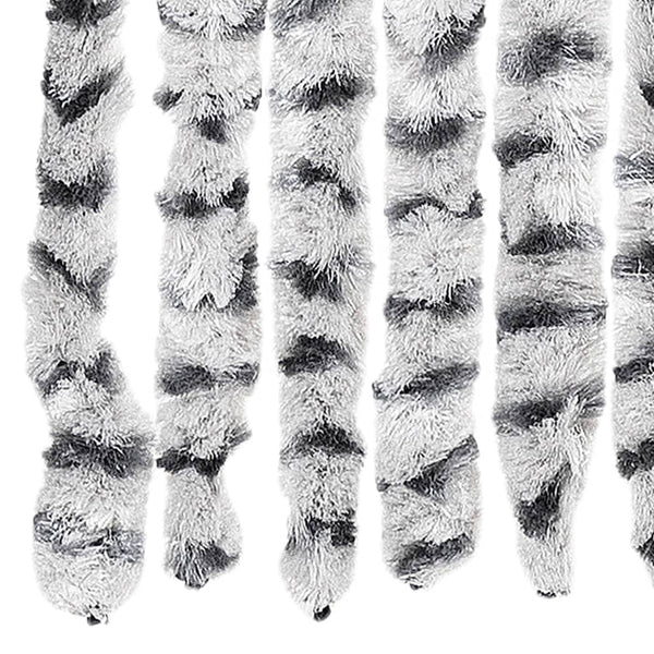 Fliegenvorhang Chenille Grau 100x230 cm