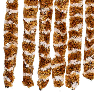 Chenille Fliegenvorhang Ocker/Weiß 56x200cm
