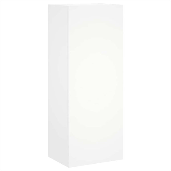 vidaXL Meuble TV mural 4 pcs Blanc Bois d'ingénierie