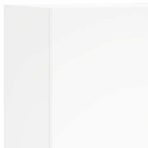 vidaXL Meuble TV mural 4 pcs Blanc Bois d'ingénierie