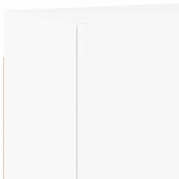 vidaXL Meuble TV mural 4 pcs Blanc Bois d'ingénierie