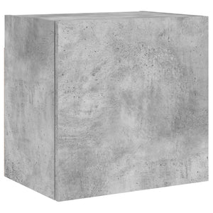 vidaXL Meuble TV 4 pcs Gris béton Aggloméré
