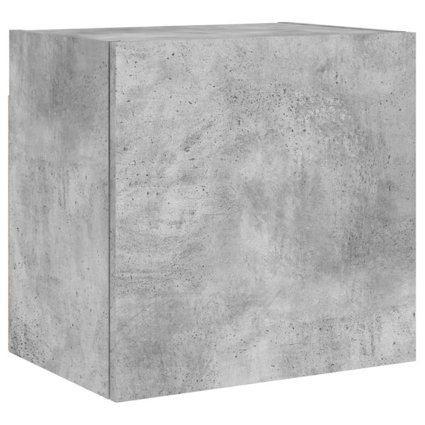 vidaXL Meuble TV 4 pcs Gris béton Aggloméré