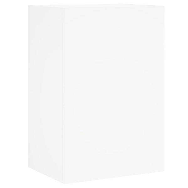vidaXL Meuble TV mural 6 pièces blanc en bois d'ingénierie