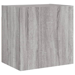 vidaXL Meuble TV mural 5 pcs gris sonoma en bois d'ingénierie
