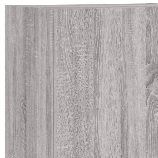 vidaXL Meuble TV mural 5 pcs gris sonoma en bois d'ingénierie