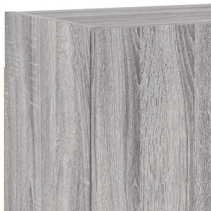vidaXL Meuble TV mural 5 pcs gris sonoma en bois d'ingénierie