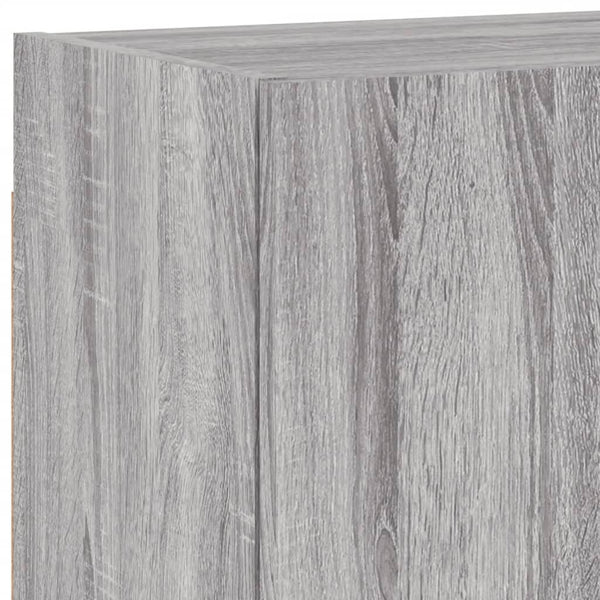vidaXL Meuble TV mural 5 pcs gris sonoma en bois d'ingénierie