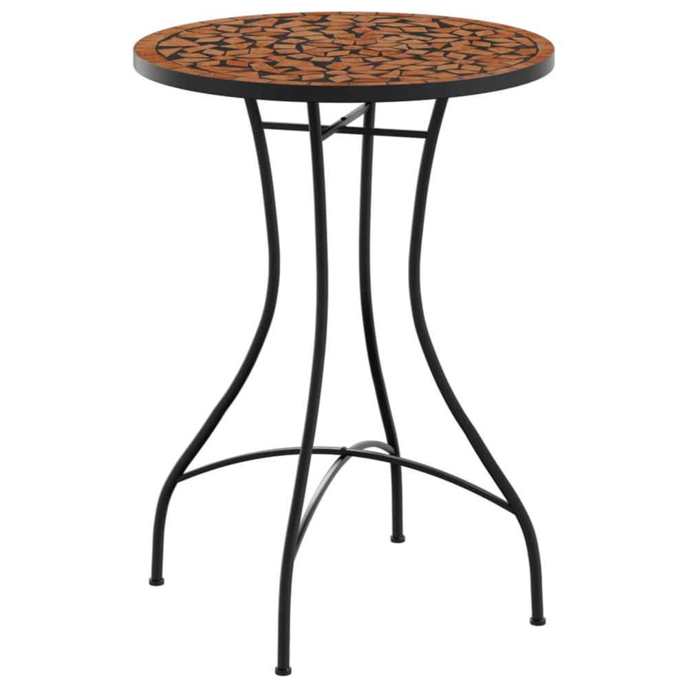Mosaik Bistrotisch Terrakotta Ø50x70 cm