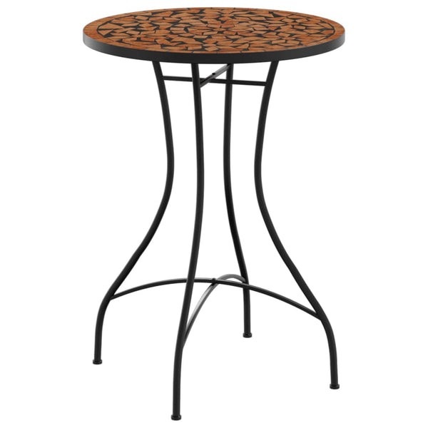 Mosaik Bistrotisch Terrakotta Ø50x70 cm