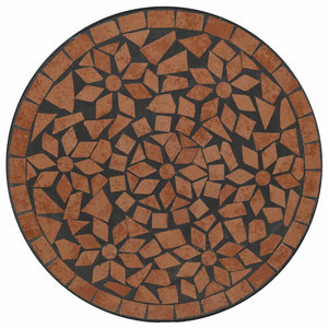 Mosaik Bistrotisch Terrakotta Ø50x70 cm