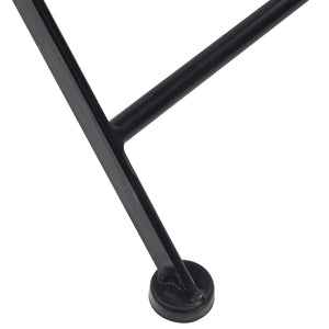 Klappbare Bistrostühle, 2er-Set, Schwarz/Weiß