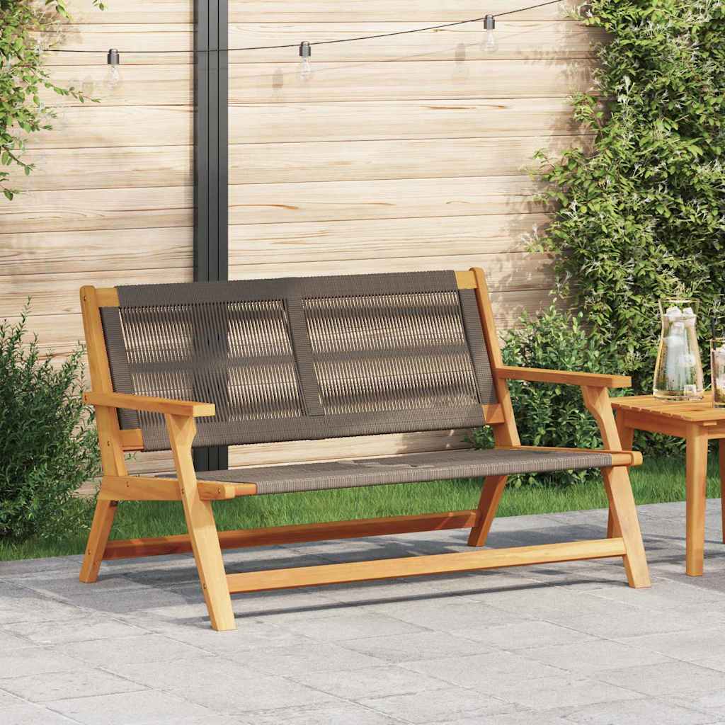 Gartenmöbel Grau Akazie Massivholz 122cm