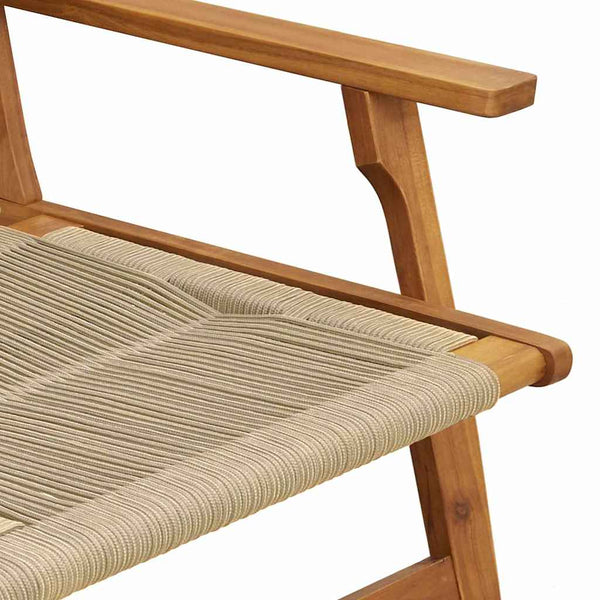 Gartenmöbel Beige Akazie Massivholz 122 cm