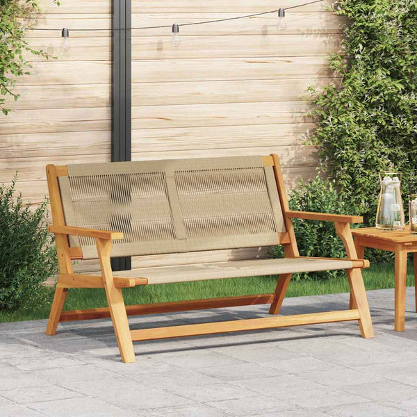 Gartenmöbel Beige Akazie Massivholz 122 cm