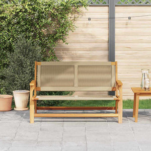 Gartenmöbel Beige Akazie Massivholz 122 cm