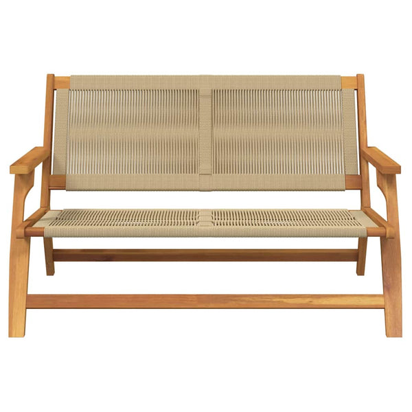 Gartenmöbel Beige Akazie Massivholz 122 cm