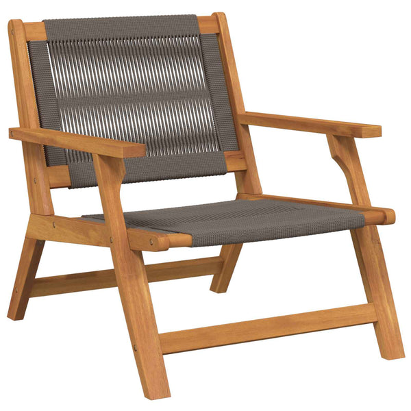 Gartenmöbel Set 2-teilig Grau Akazie Massivholz