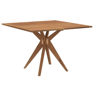 Quadratischer Gartentisch Akazie 110x110 cm