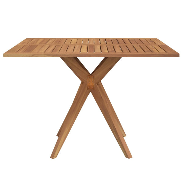 Quadratischer Gartentisch Akazie 110x110 cm