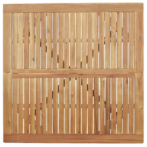 Quadratischer Gartentisch Akazie 110x110 cm