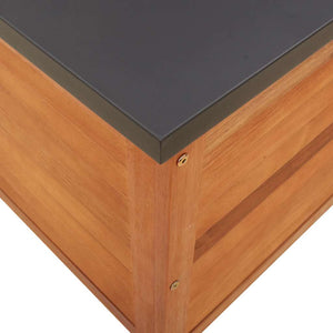 Gartenbox Eukalyptus Holz 60x50x55cm