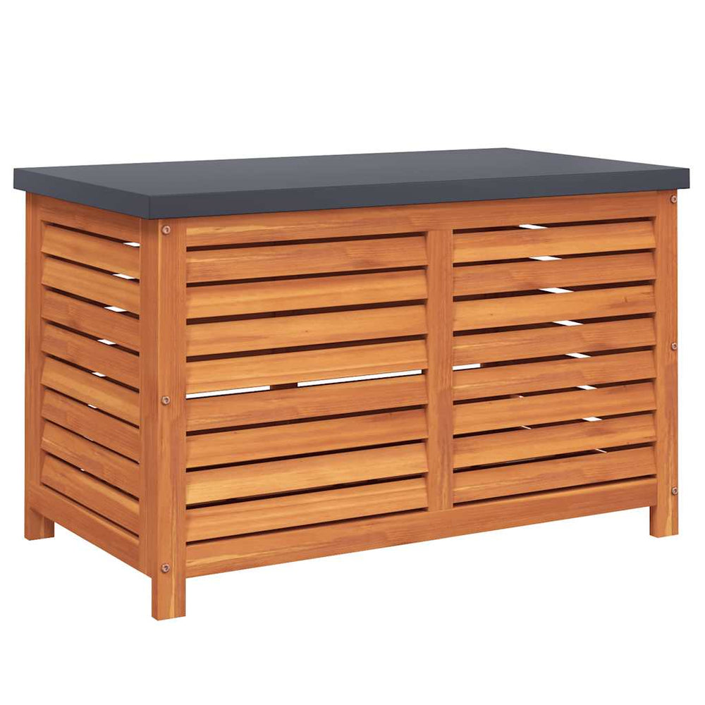 Gartenbox Eukalyptus Holz 90x48x55cm