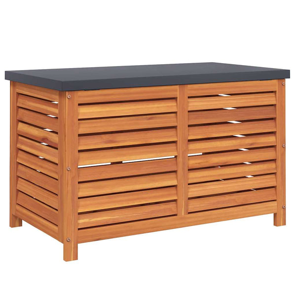 Gartenbox Eukalyptus Holz 90x48x55cm